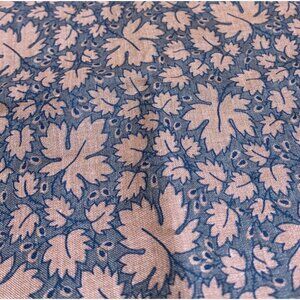 Ludie Rothman Marcus Textiles Leaf Pattern Fabric 1/2 yard x 36" Cotton